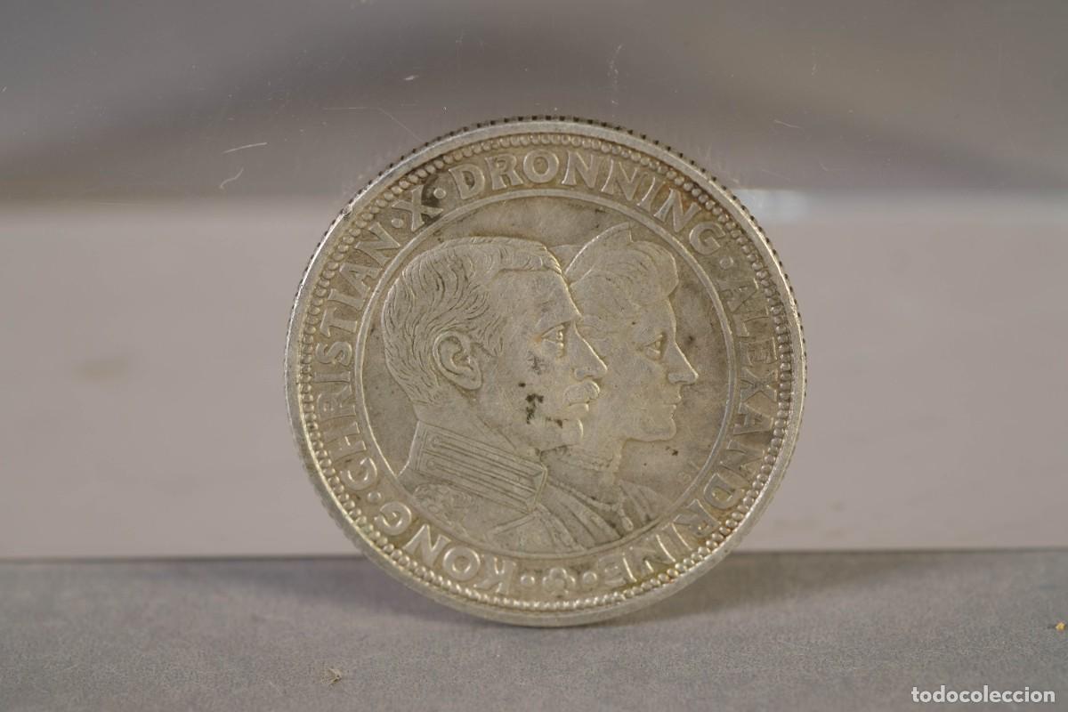 Monedas antiguas de Europa: MONEDA EN PLATA 2 CORONAS DINAMARCA