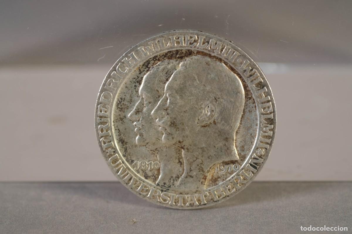 Monedas antiguas de Europa: MONEDA CONMEMORATIVA EN PLATA DE 3 MARK REINO DE PRUSIA 1910