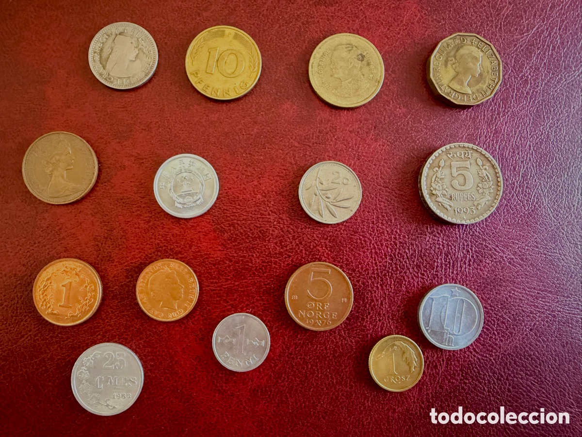 Monedas antiguas de Europa: Lote de diferentes pa&iacute;ses en venta