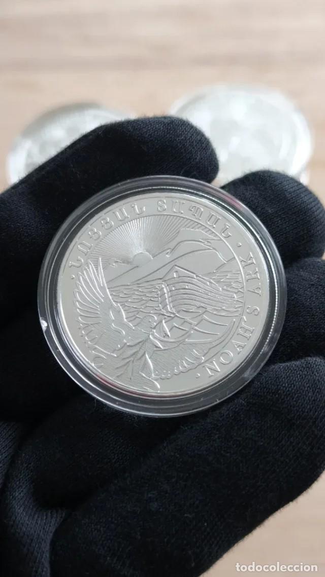 Monedas antiguas de Europa: Onza Plata Armenia - Arca de No&eacute;.