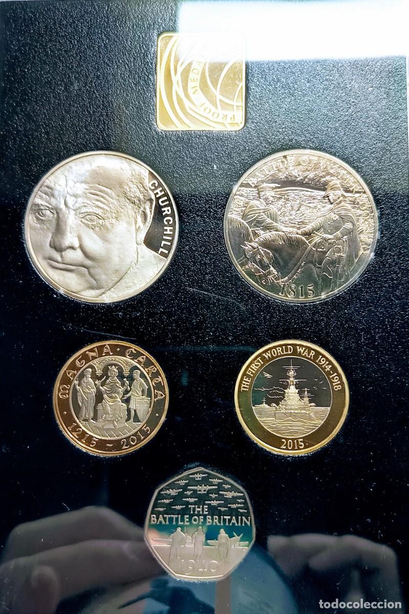 Monedas antiguas de Europa: GRAN BRETA&Ntilde;A. UK. SET EN ESTUCHE DE LUJO 2015 PROOF. MONEDAS COMMEMORATIVAS. EDICI&Oacute;N LIMITADA.