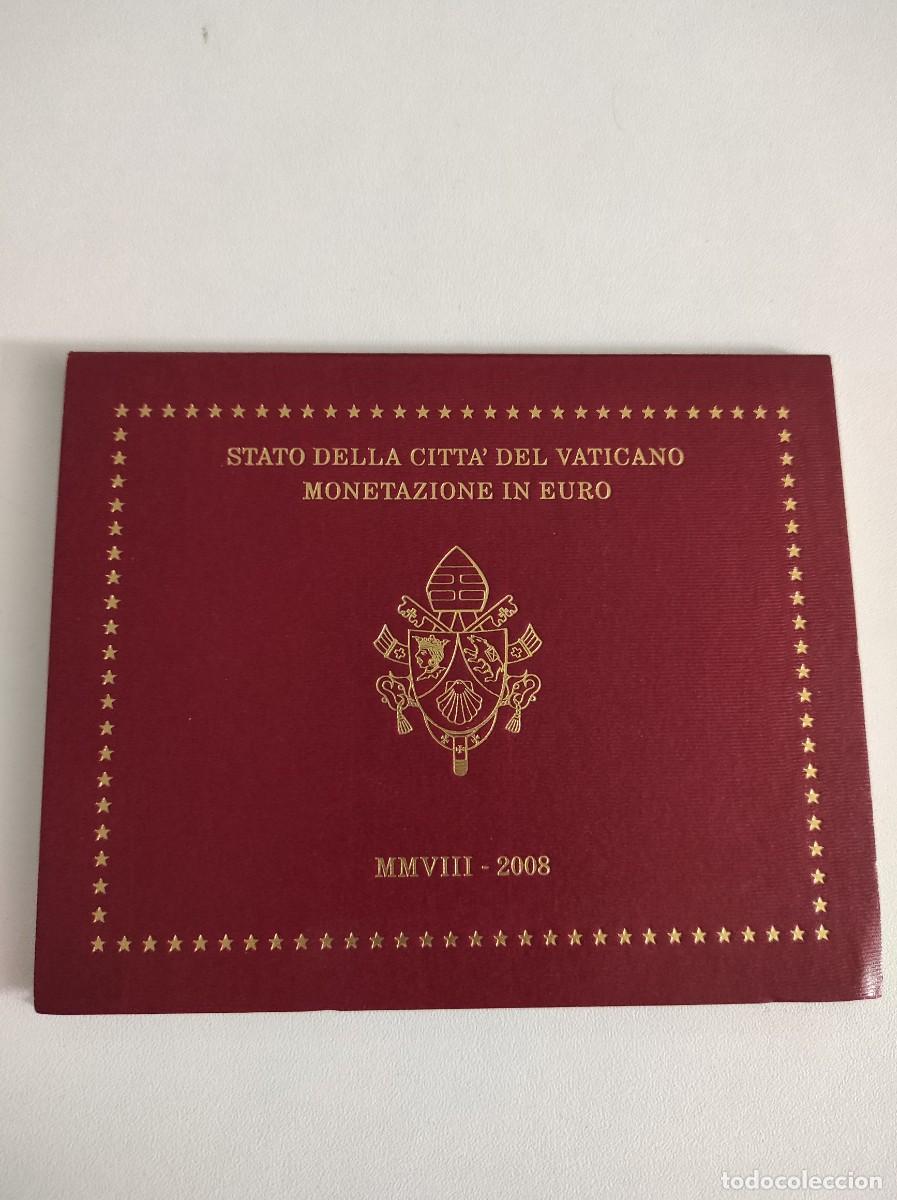 Monedas antiguas de Europa: Blister conmemorativo CIUDAD DEL VATICANO de 1 centimo a 2 &euro; a&ntilde;o 2008