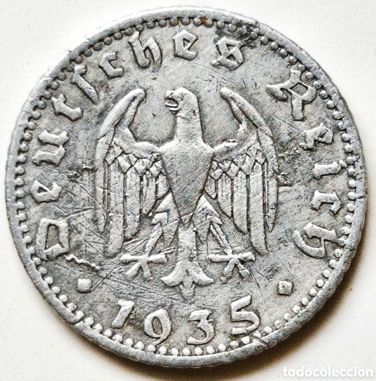 Monedas antiguas de Europa: Alemania, 50 Reichspfennig de 1935-A