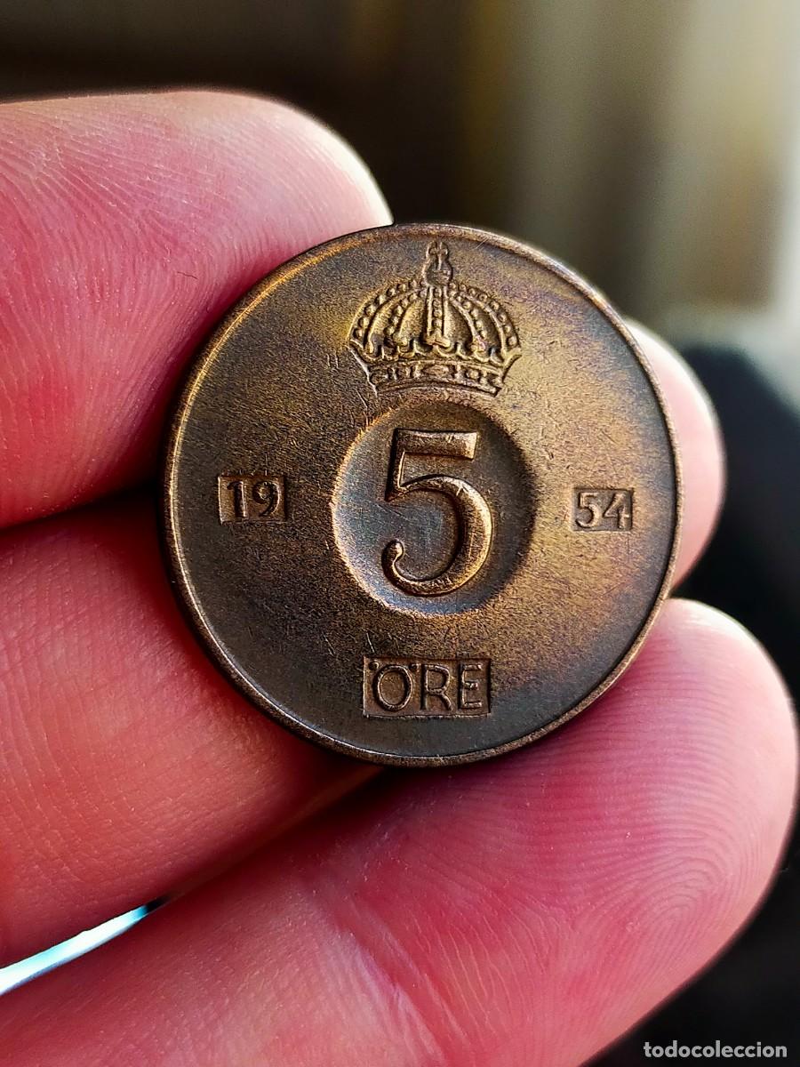 Monedas antiguas de Europa: MONEDA DE 5 CINCO ORE SUECIA 1954 MUY BUENA CONSERVACION
