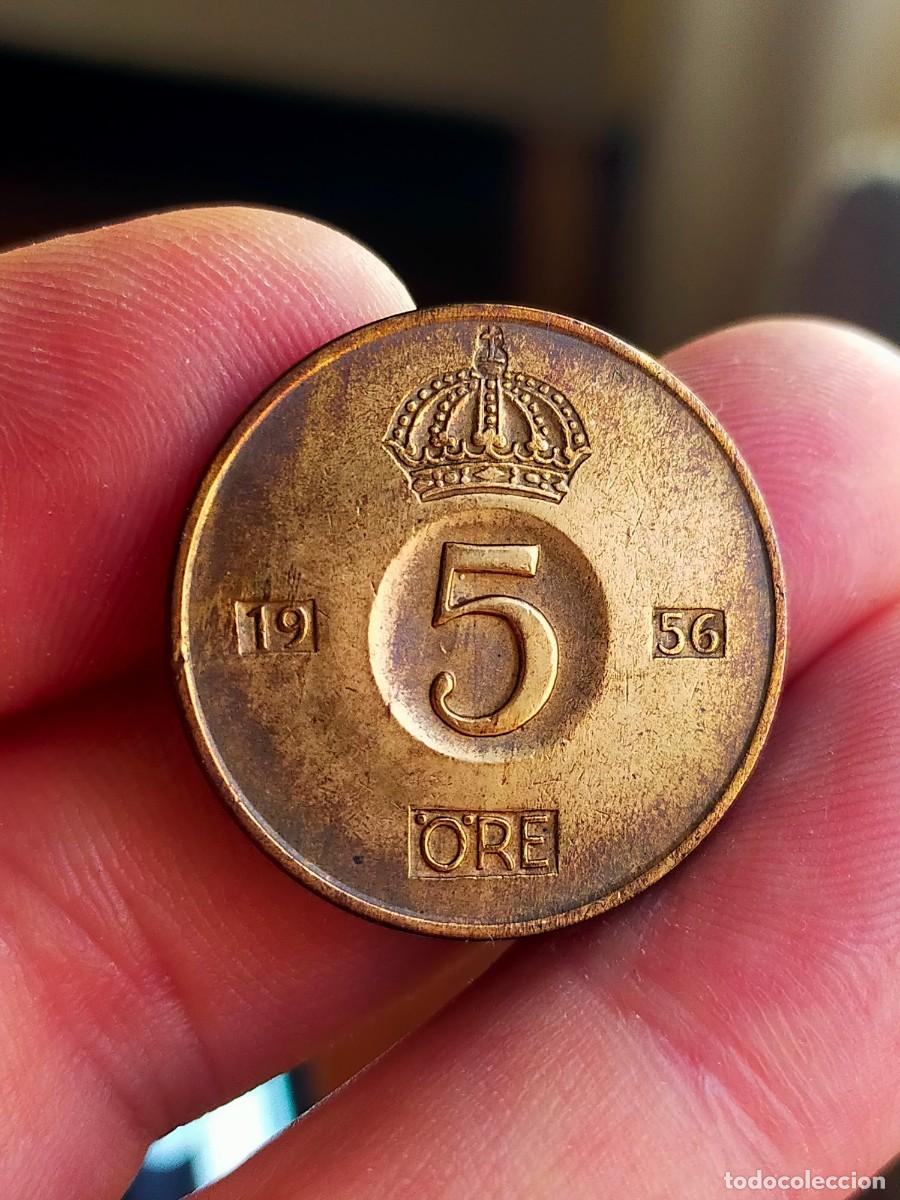 Monedas antiguas de Europa: MONEDA DE 5 CINCO ORE SUECIA 1956 MUY BUENA CONSERVACION
