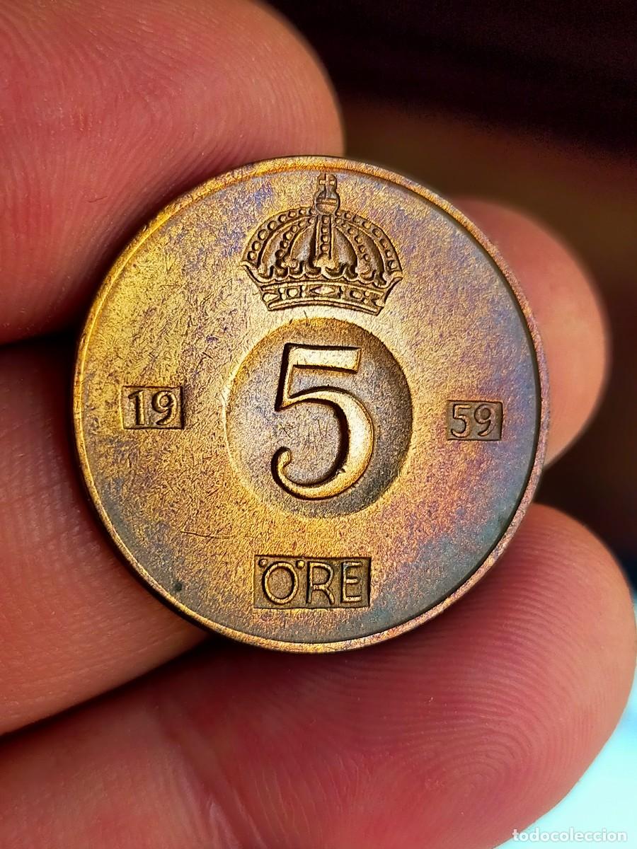 Monedas antiguas de Europa: MONEDA DE 5 CINCO ORE SUECIA 1959 MUY BUENA CONSERVACION