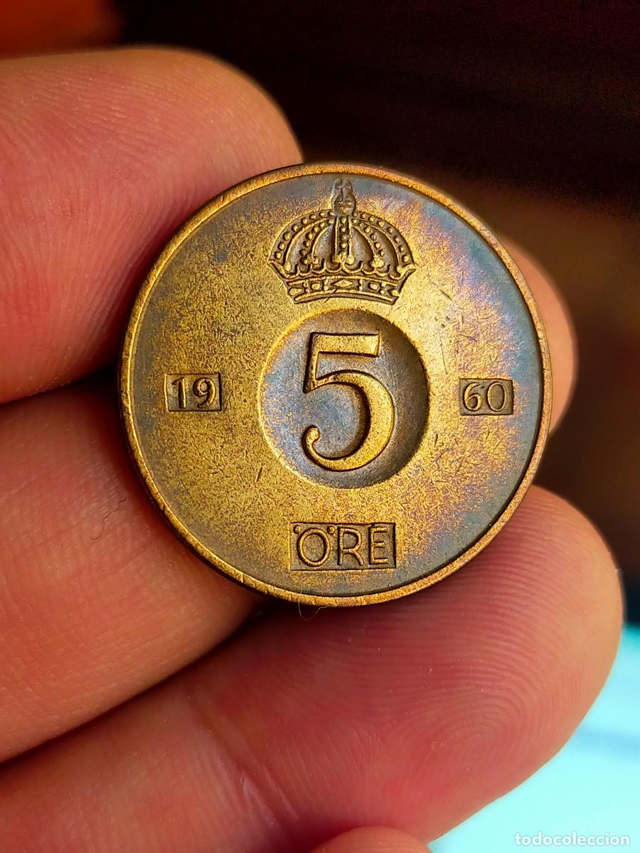 Monedas antiguas de Europa: MONEDA DE 5 CINCO ORE SUECIA 1960 MUY BUENA CONSERVACION