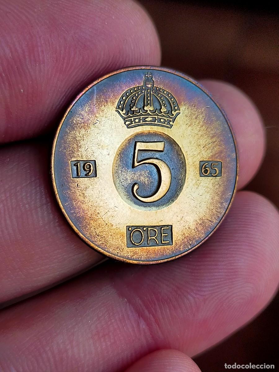 Monedas antiguas de Europa: MONEDA DE 5 CINCO ORE SUECIA 1965 U MUY BUENA CONSERVACION