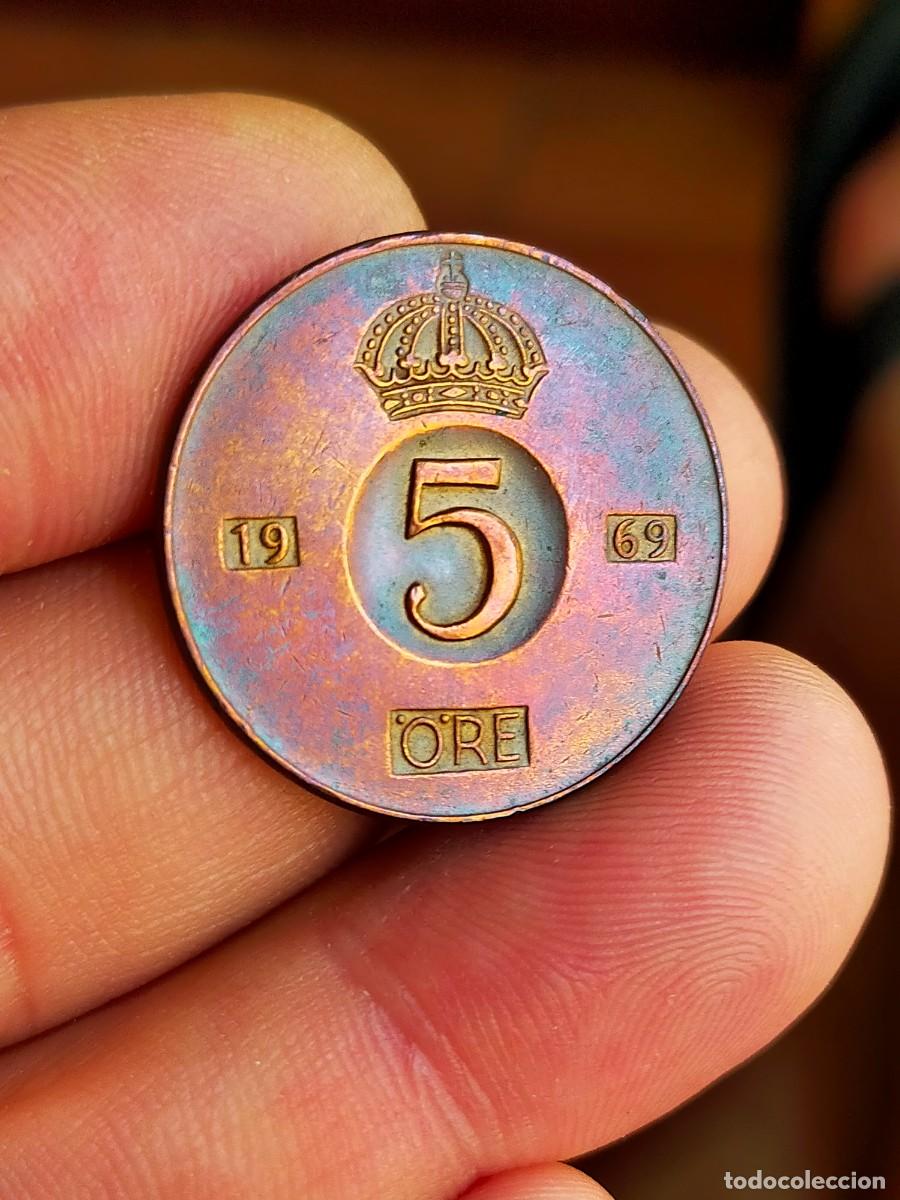 Monedas antiguas de Europa: MONEDA DE 5 CINCO ORE SUECIA 1969 U MUY BUENA CONSERVACION