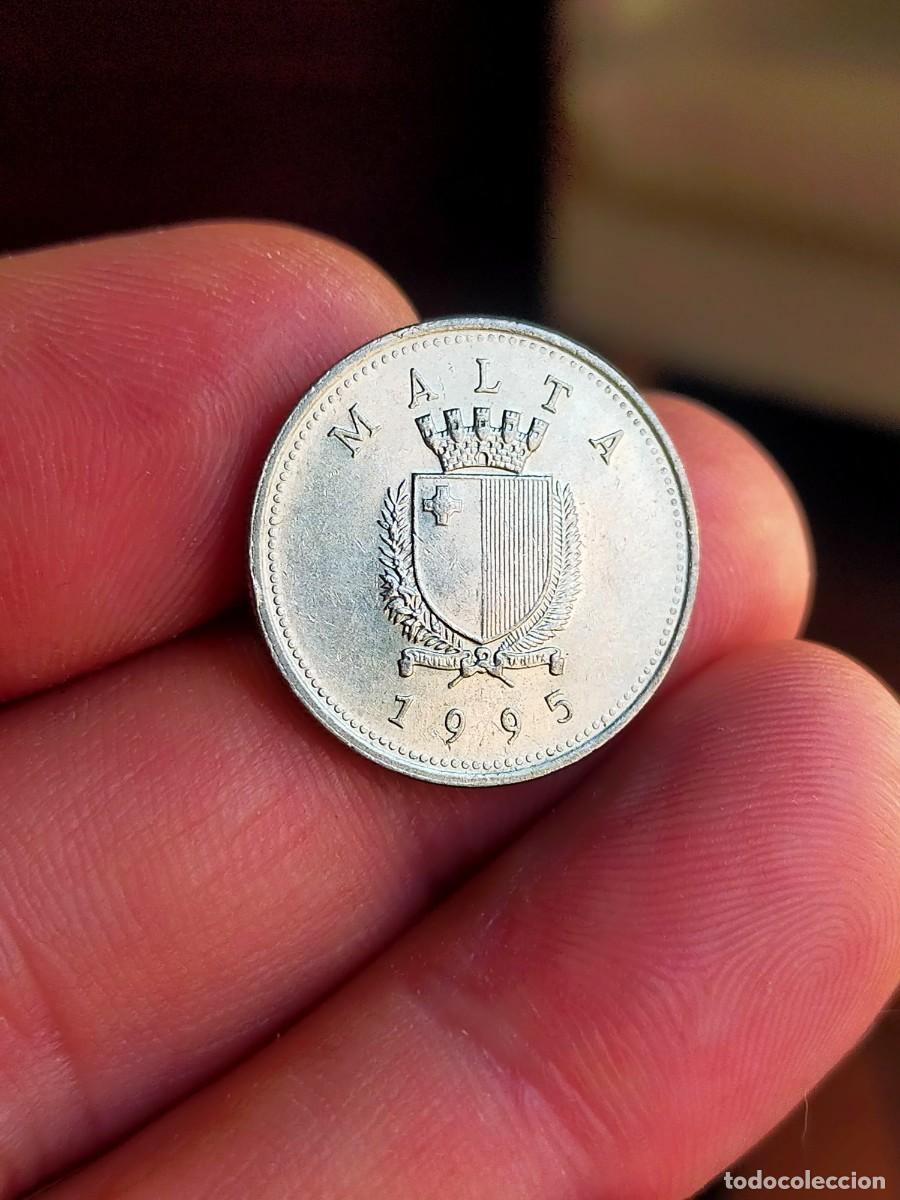 Monedas antiguas de Europa: MONEDA DE 10 DIEZ CENTS CENTAVOS CENTIMOS MALTA 1995 MUY BUENA CONSERVACION