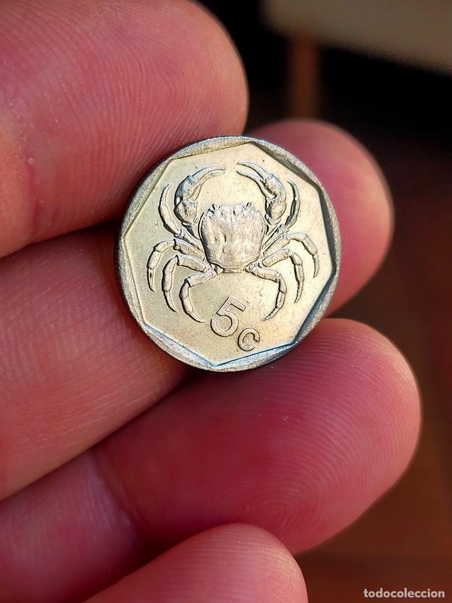 Monedas antiguas de Europa: MONEDA DE 5 CINCO CENTS CENTAVOS CENTIMOS MALTA 1995 MUY BUENA CONSERVACION