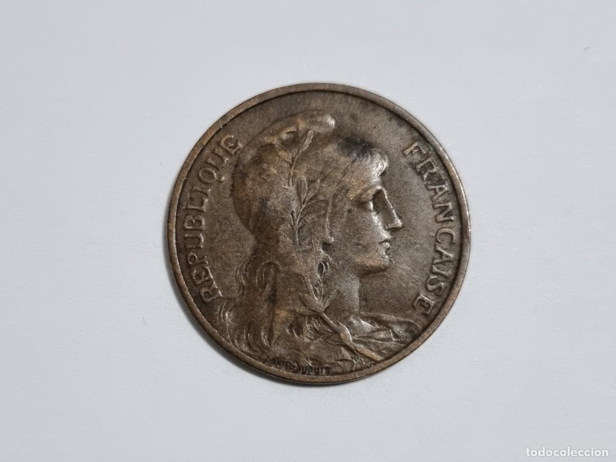 Monedas antiguas de Europa: Antigua Moneda Francesa Republica Francia 5 Centimos Cent 1916 Coleccionista