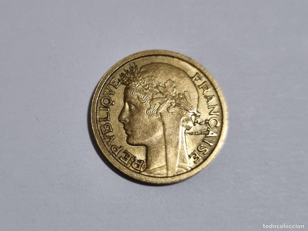 Monedas antiguas de Europa: Antigua Moneda Francesa Francia 1 Franco 1939 Bronce Aluminio Coleccionista