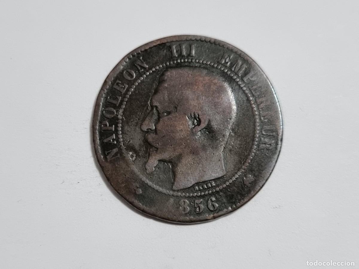 Monedas antiguas de Europa: Antigua Moneda Francesa Napoleon III Francia 10 Centimos 1856 Coleccionista
