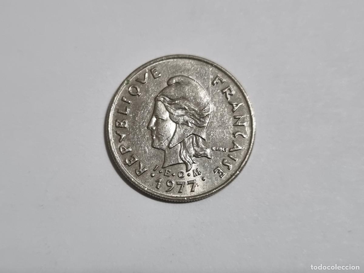 Monedas antiguas de Europa: Moneda Francesa Nueva Caledonia 1977 Francia 10 Francos S/C Coleccionista