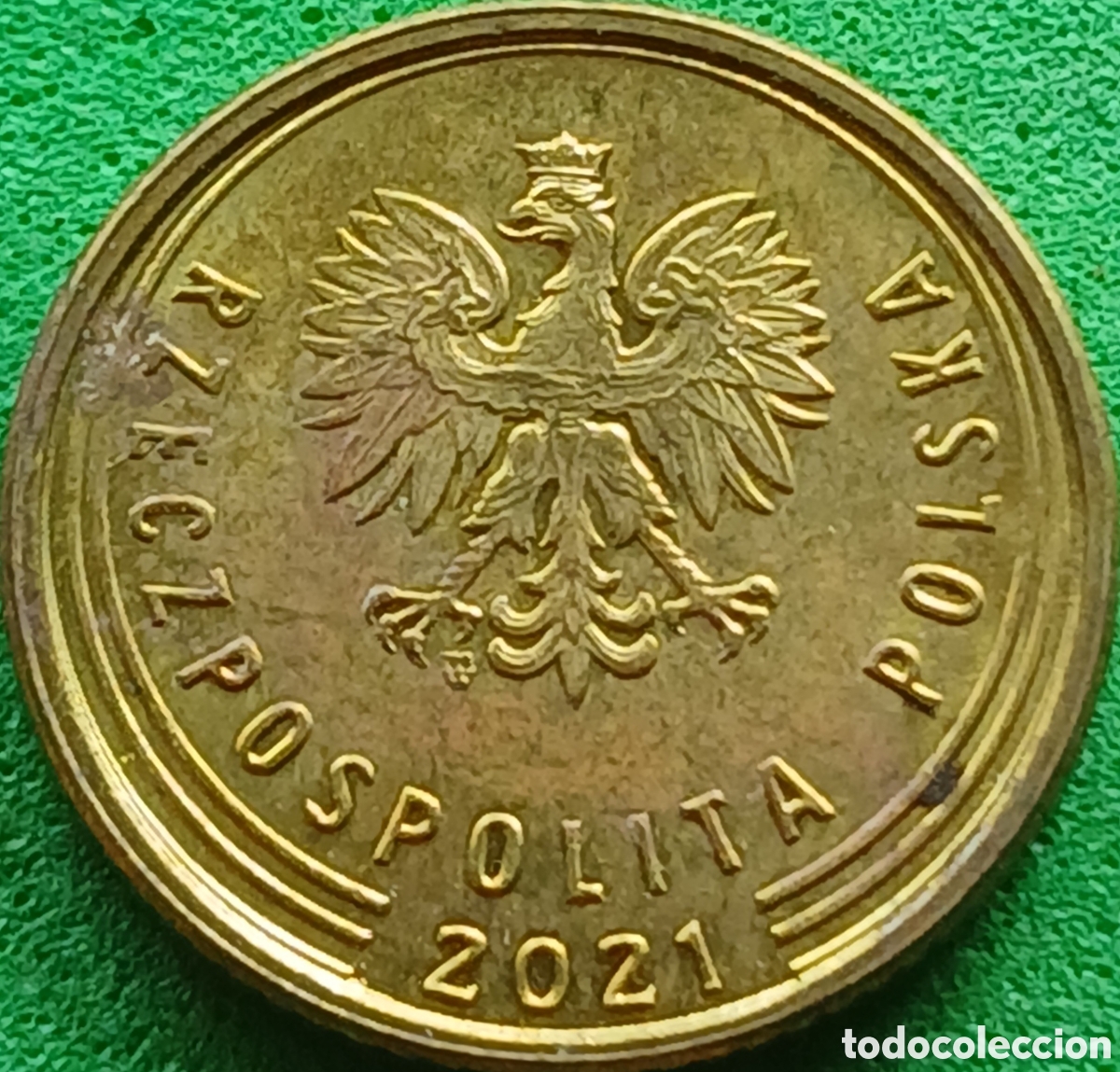 Monedas antiguas de Europa: Polonia 1 grosz 2021 UC#4