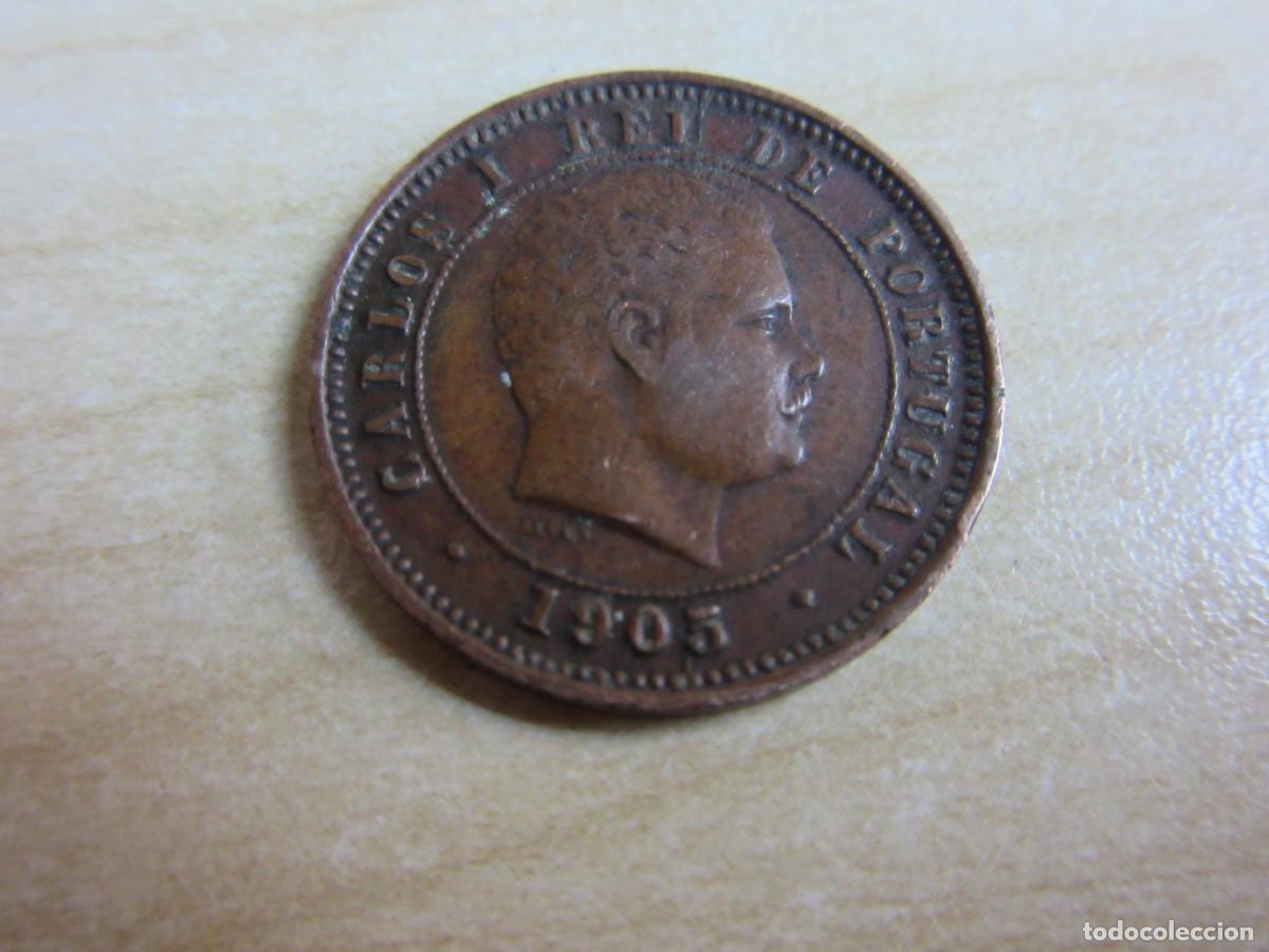 Old Coins of Europe: Bonitos 5 reis de Carlos I de Portugal fechado en 1905