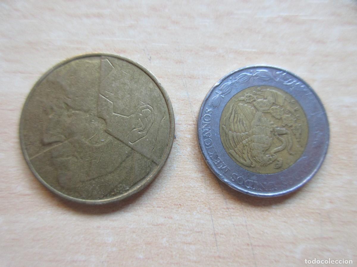 Monedas antiguas de Europa: 2 monedas diferentes variadas