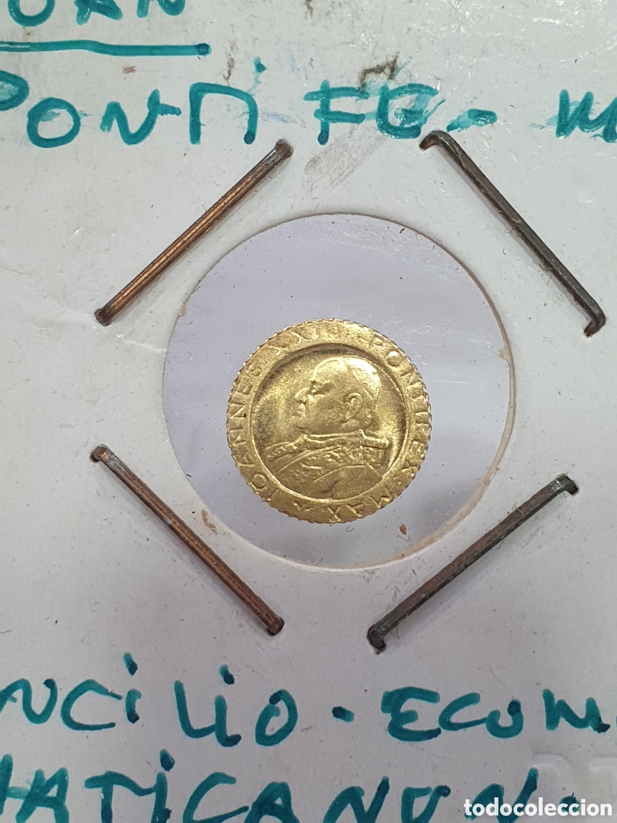 Monete antiche di Europa: Moneda oro 22K HGE. Electroplateada. Vaticano. (L128)