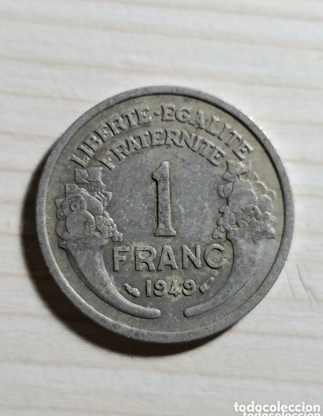 Monedas antiguas de Europa: Moneda 1 Franc 1949 Francia L44