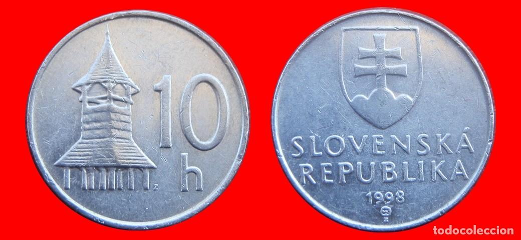 Monedas antiguas de Europa: 10 HALIEROV 1998 ESLOVAQUIA SLOVAKIA-144926