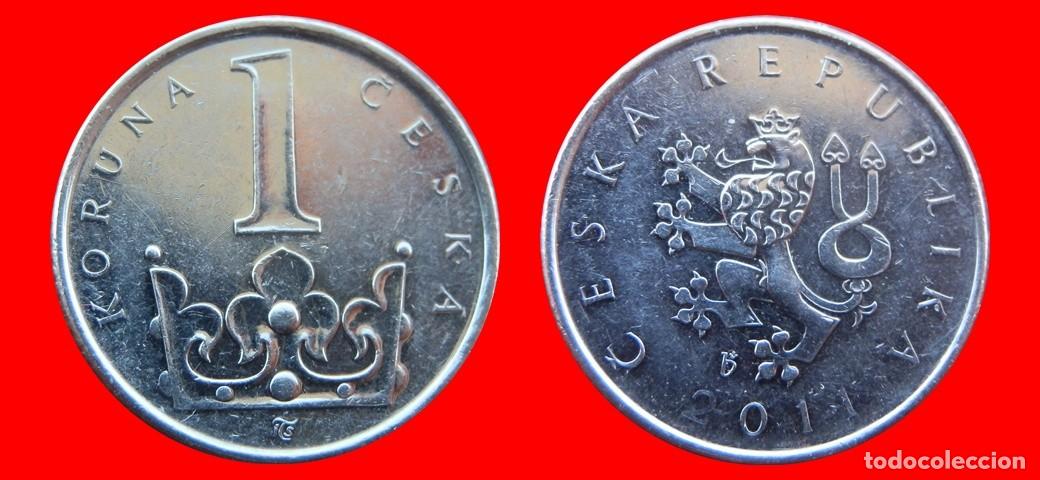 Monedas antiguas de Europa: 1 CORONA 2011 REPUBLICA CHECA-144947