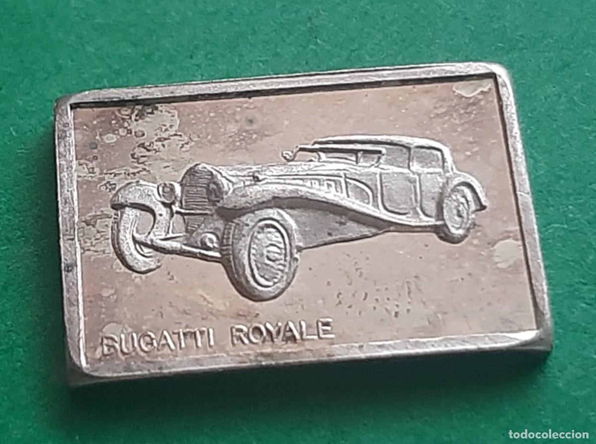 Monedas antiguas de Europa: ❤(LINGOTE PLATA 0.999)❤(2 GRAMOS) LINGOTE PLATA PURA(AIDIP) BUGATTI ROYALE