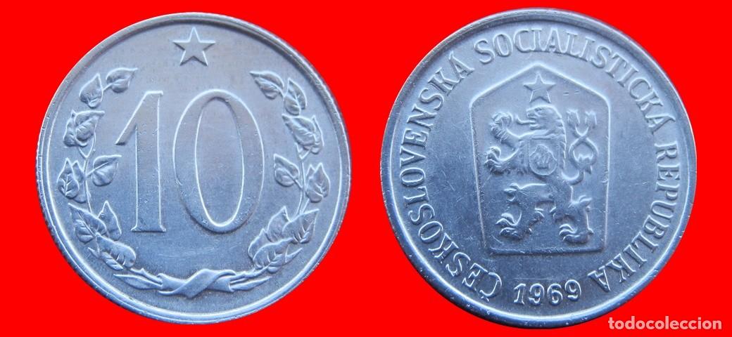 Monedas antiguas de Europa: 10 HALERU 1969 CHECOSLOVAQUIA-144951