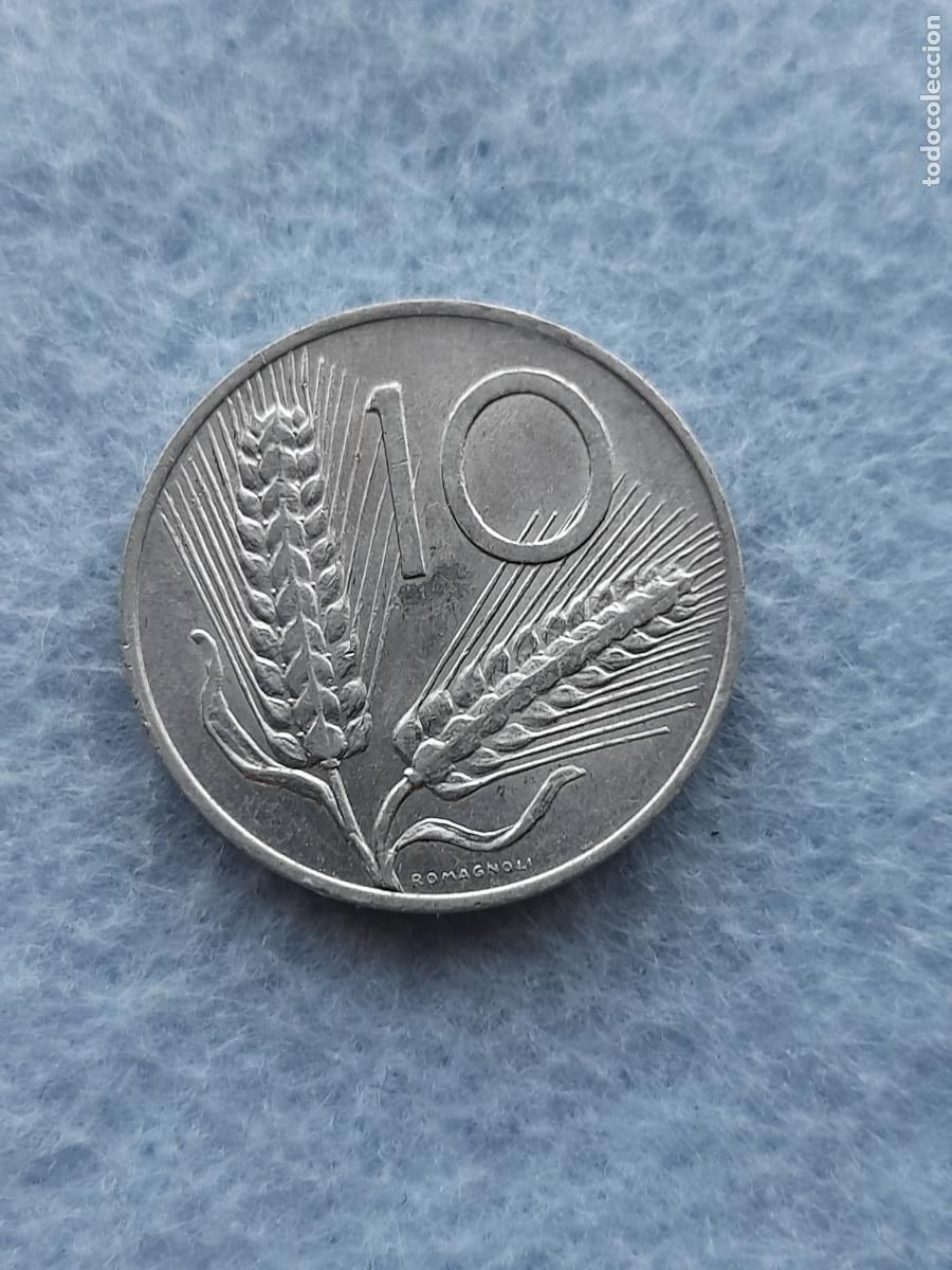 Monedas antiguas de Europa: Italia. 10 Liras. A&ntilde;o 1955. Sc-