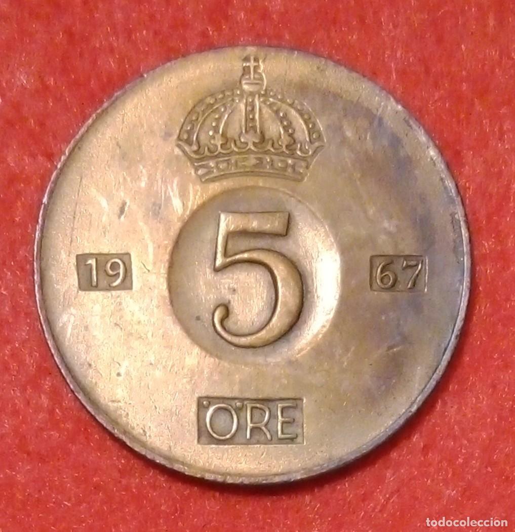 Monedas antiguas de Europa: MONEDA DE SUECIA 1973 - 5 ORE - BRONCE