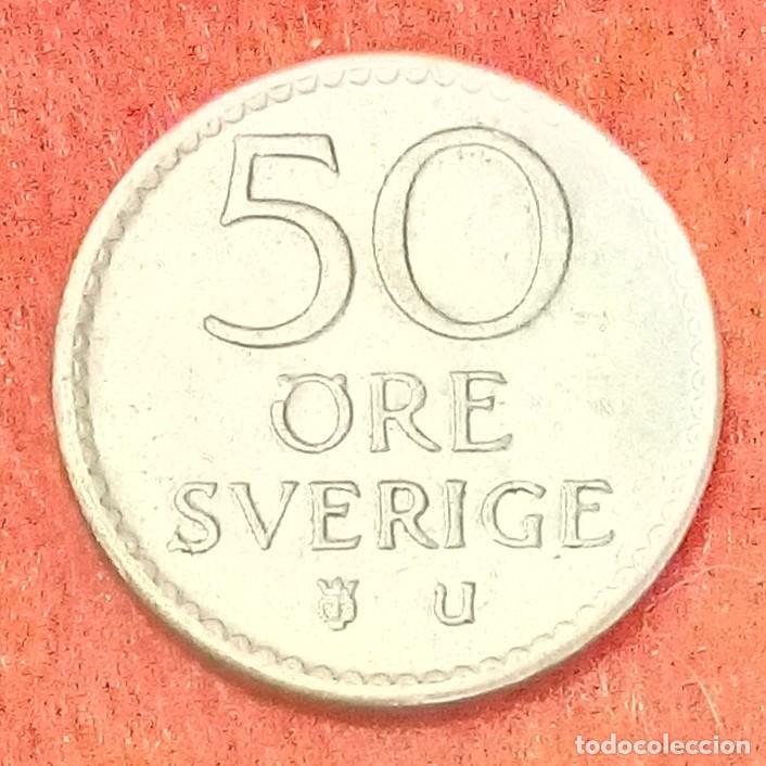 Monedas antiguas de Europa: MONEDA DE SUECIA 1970 - 50 ORE - COBRE-N&Iacute;QUEL