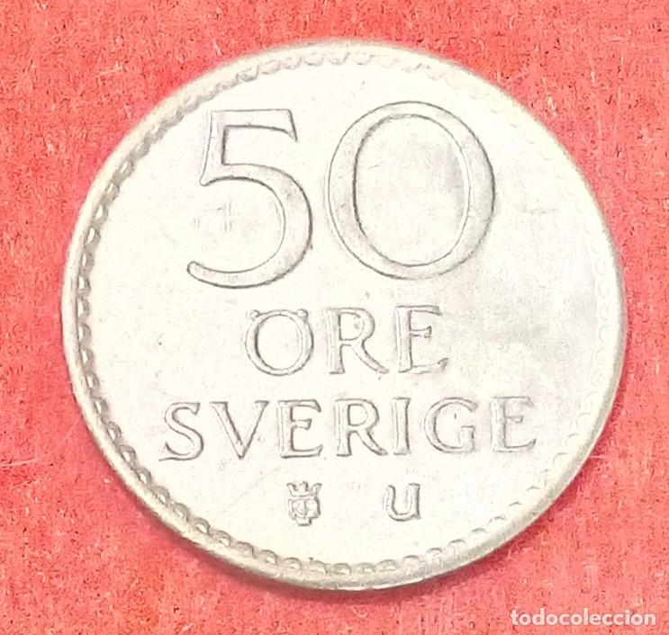 Monedas antiguas de Europa: MONEDA DE SUECIA 1973 - 50 ORE - COBRE-N&Iacute;QUEL