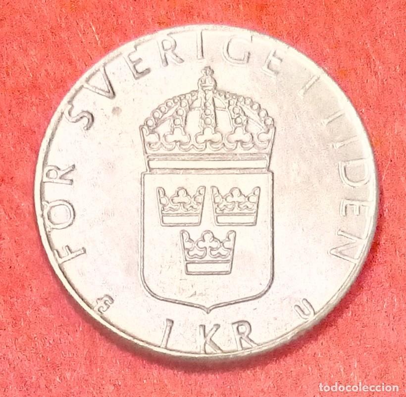 Monedas antiguas de Europa: MONEDA DE SUECIA 1978 - 1 CORONA - COBRE-N&Iacute;QUEL