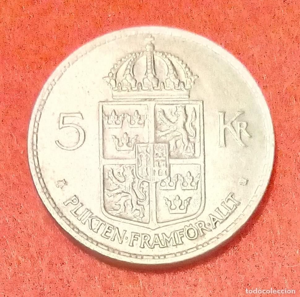 Monedas antiguas de Europa: MONEDA DE SUECIA 1972 - 5 CORONAS - N&Iacute;QUEL REVESTIDO DE COBRE-N&Iacute;QUEL