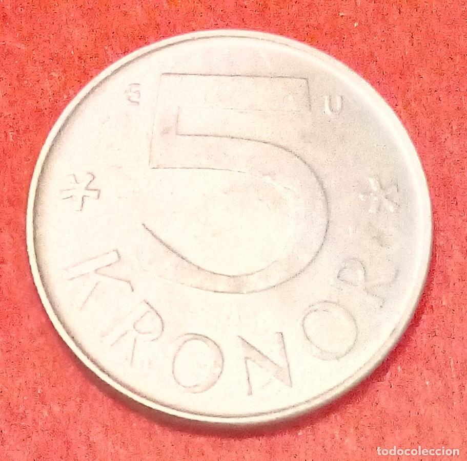 Monedas antiguas de Europa: MONEDA DE SUECIA 1984 - 5 CORONAS - COBRE-N&Iacute;QUEL