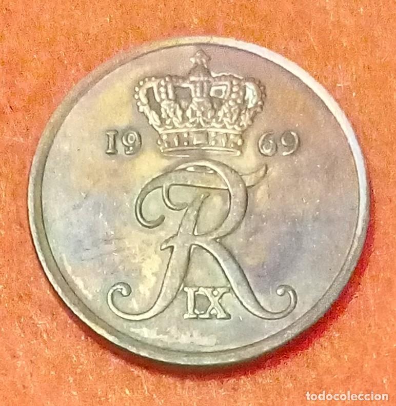 Monedas antiguas de Europa: MONEDA DE DINAMARCA 1969 - 5 ORE - BRONCE - Foto 2