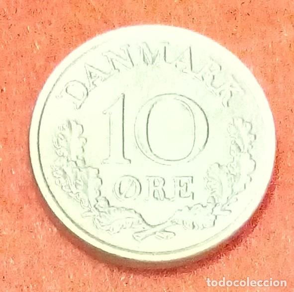 Monedas antiguas de Europa: MONEDA DE DINAMARCA 1971 - 10 ORE - COBRE-N&Iacute;QUEL