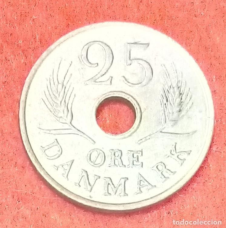 Monedas antiguas de Europa: MONEDA DE DINAMARCA 1967 - 25 ORE - COBRE-N&Iacute;QUEL