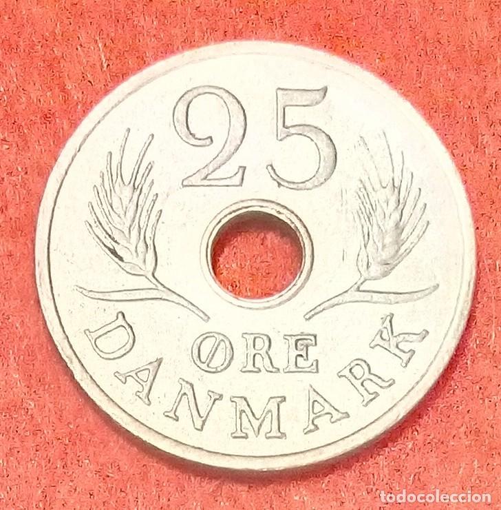 Monedas antiguas de Europa: MONEDA DE DINAMARCA 1971 - 25 ORE - COBRE-N&Iacute;QUEL