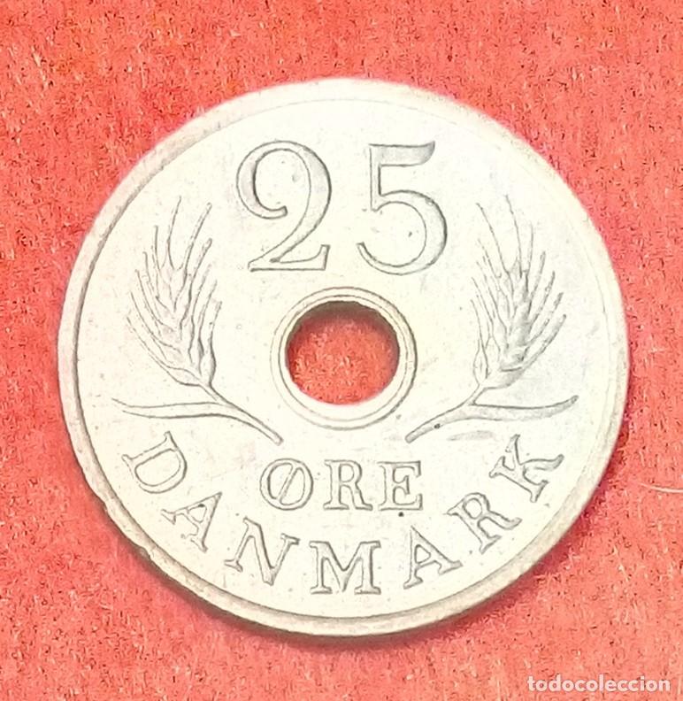 Monedas antiguas de Europa: MONEDA DE DINAMARCA 1972 - 25 ORE - COBRE-N&Iacute;QUEL