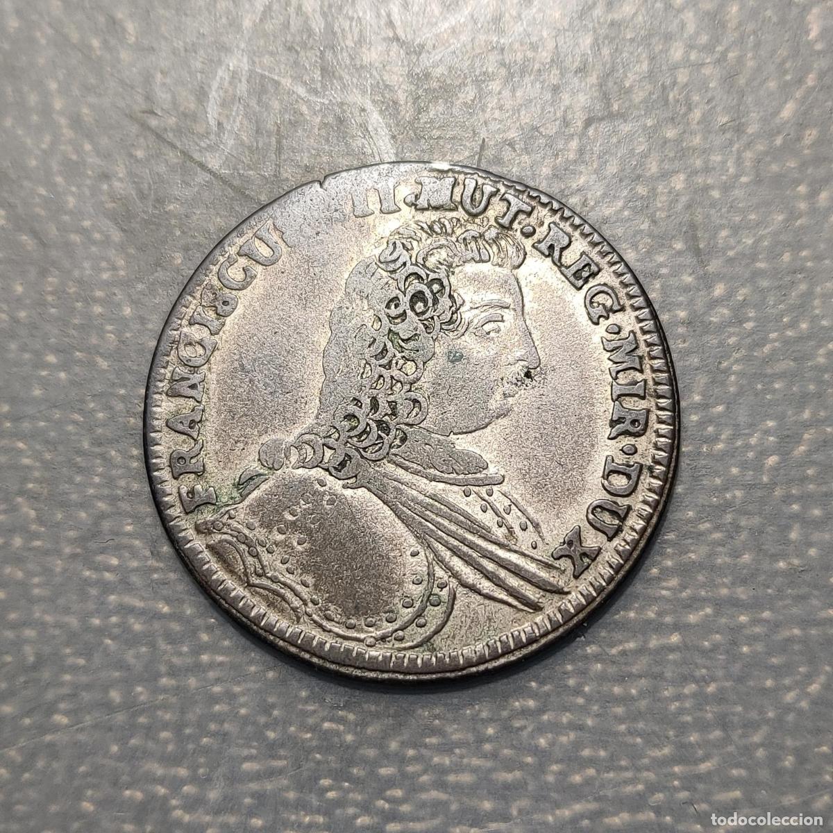 Monedas antiguas de Europa: ITALIA MODENA FRANCESCO III D'ESTE 2 LIRE 2 LIRAS 1738 BC+/MBC-