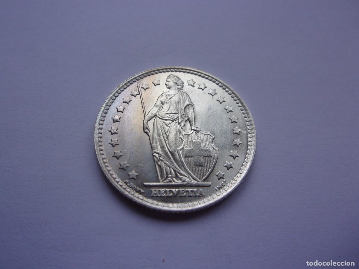 Monedas antiguas de Europa: 23SCL17 Suiza 1 franco de plata 1946 B SC