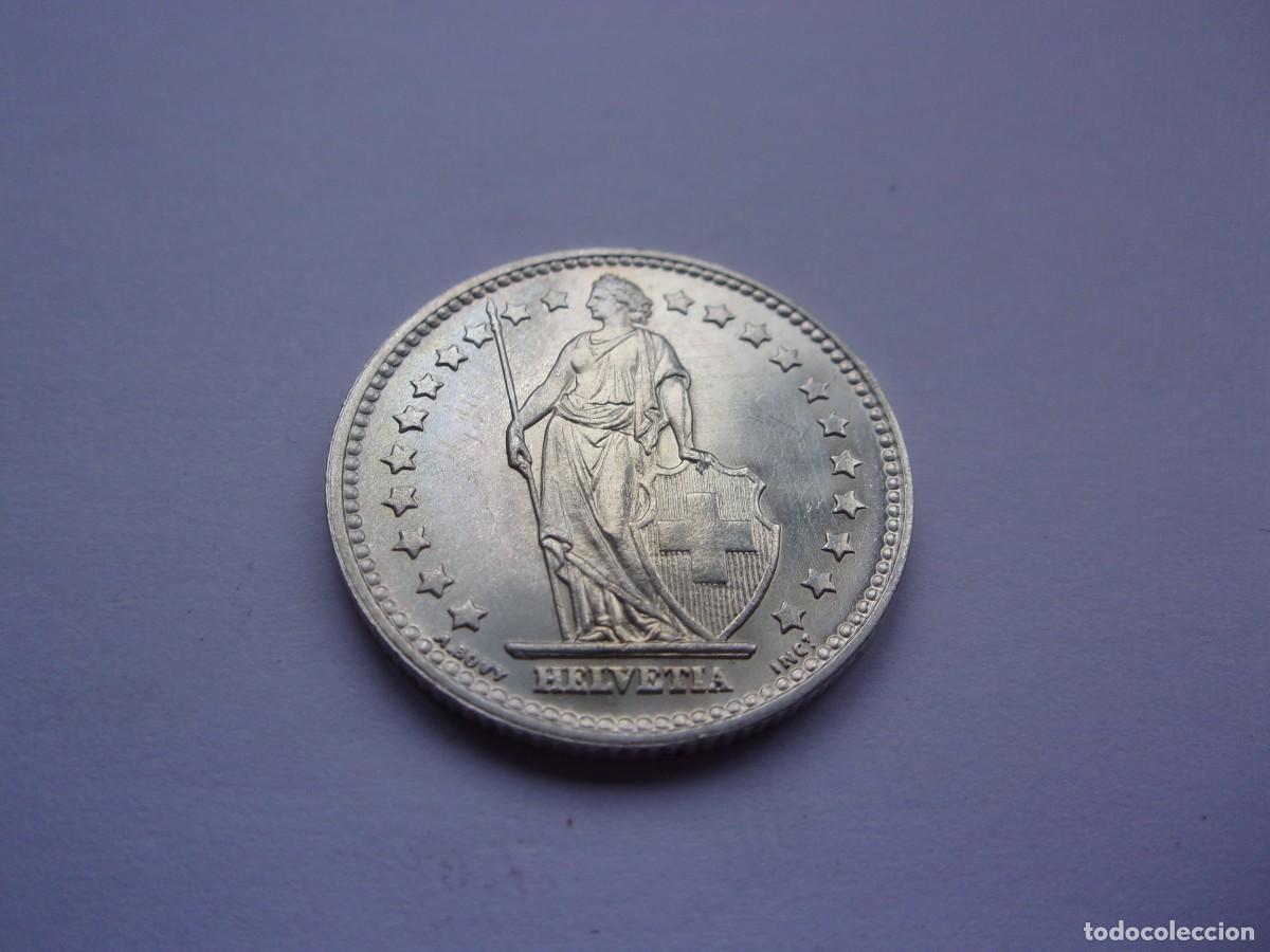 Monedas antiguas de Europa: 25SCL17 Suiza 1 franco de plata 1957 B