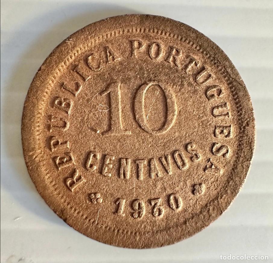 Monedas antiguas de Europa: 10 Centavos 1930 &ndash; Portugal KM# 576 BC Rare Date