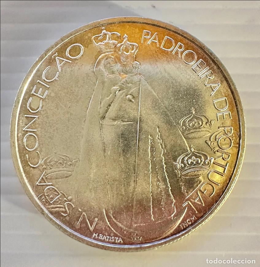 Monedas antiguas de Europa: 1000 Escudos 1996 &ndash; Our Lady of the Immaculate Conception (Silver) KM# 685 UNC