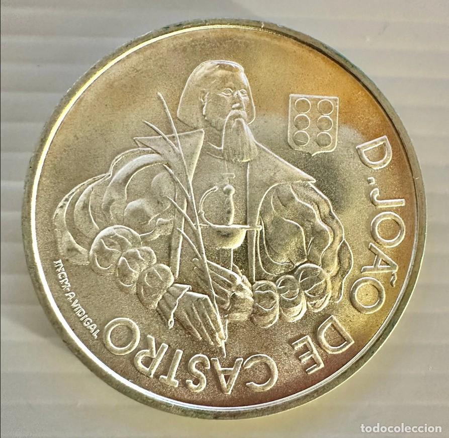 Monedas antiguas de Europa: 1000 Escudos 2000 &ndash; D. Jo&atilde;o de Castro (Silver) KM# 726 UNC