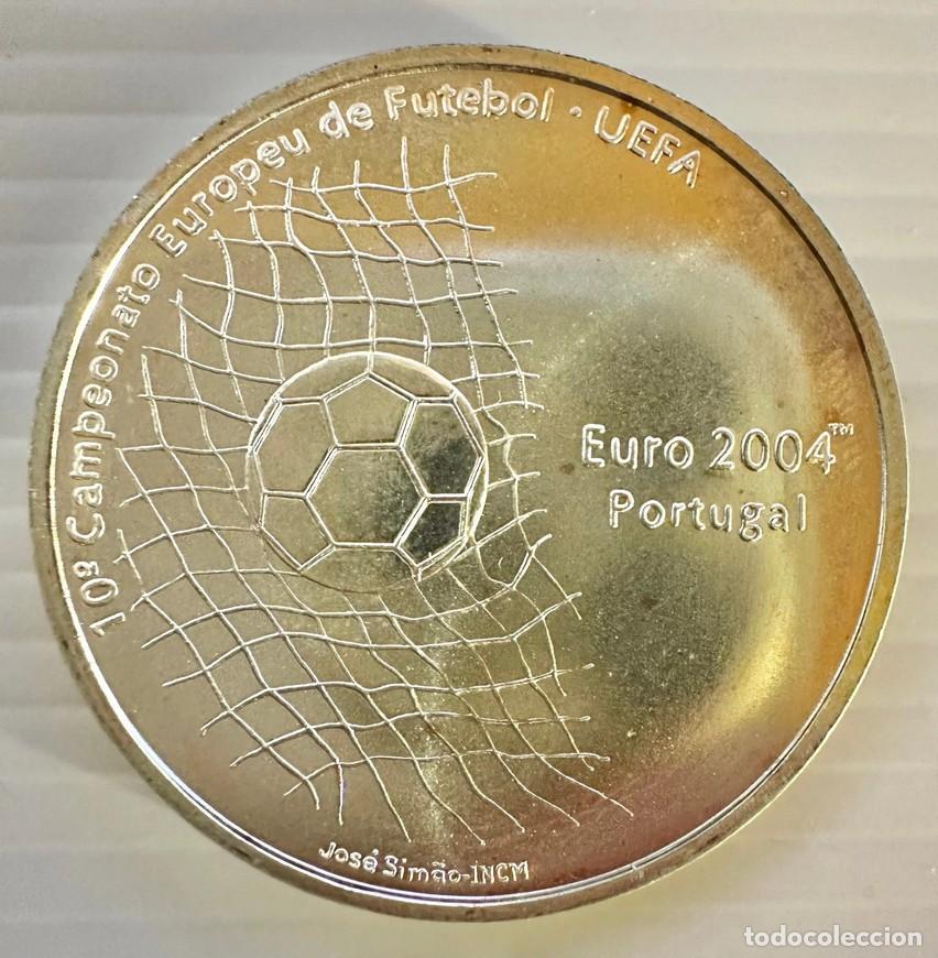 Monedas antiguas de Europa: 1000 Escudos 2001 &ndash; Euro 2004 (Silver) KM# 733 UNC