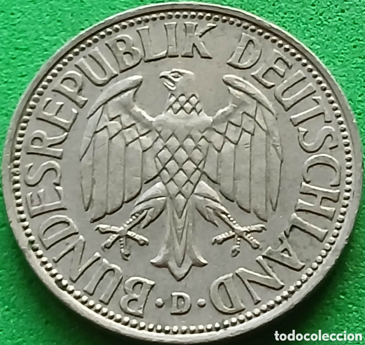 Monedas antiguas de Europa: Alemania Occidental 1 marco 1965 D km#110
