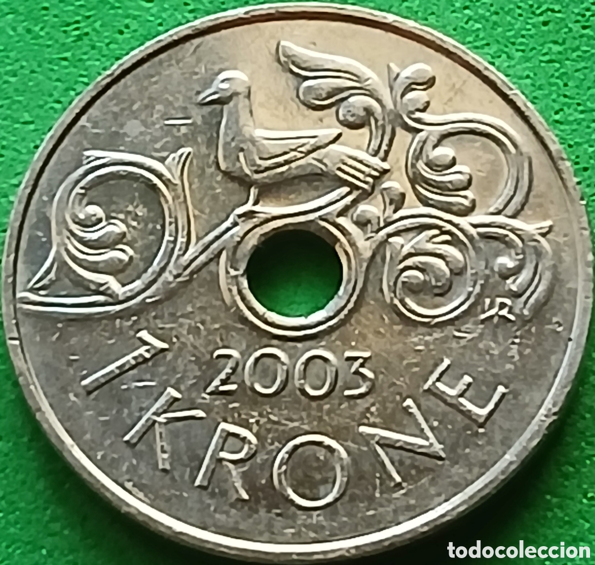 Monedas antiguas de Europa: Noruega 1 corona 2003 km#462