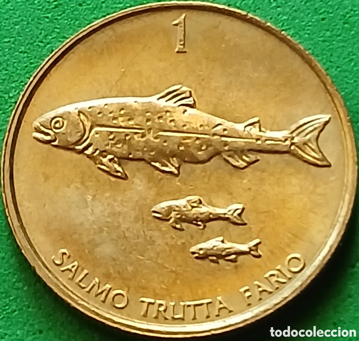 Monedas antiguas de Europa: Eslovenia 1 tolar 2001 km#4